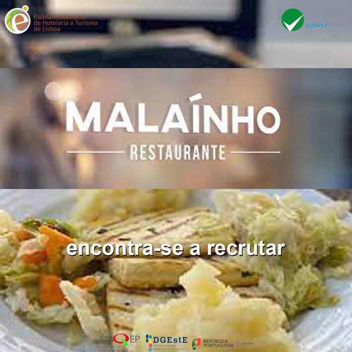 Restaurante Malaínho está a recrutar