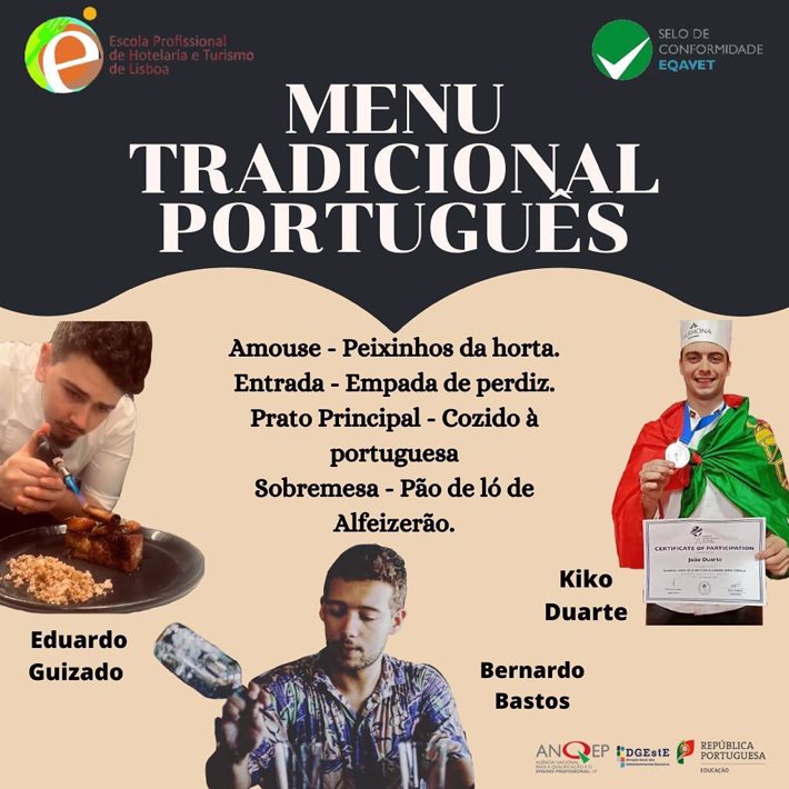 Menu tradicional português